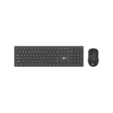 Imagem de Kit Teclado E Mouse Lecoo Kw201 Sem Fio Preto