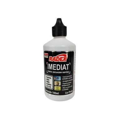 Imagem de Tinta para Carimbo Radex Imediat 100 ml Preto