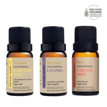 Imagem de Kit 3 Óleo Essencial Puro Via Aroma 10ml - Escolha o seu