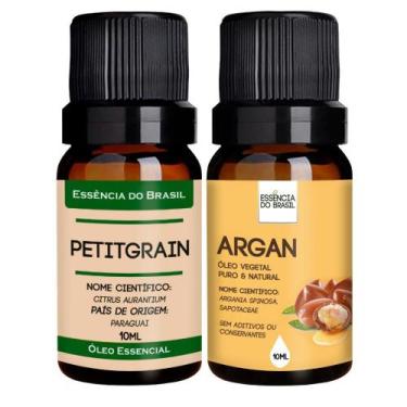 Imagem de Kit Óleo Essencial Petitgrain + Argan 10ml - Essência Brasil - Essênci