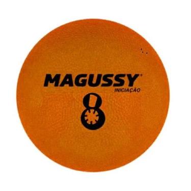 Imagem de Bola Iniciação de Borracha Magussy Tamanho 8 Laranja, Único