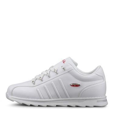 Imagem de Lugz Changeover II Tênis masculino fashion, Branco/vermelho marte, 42