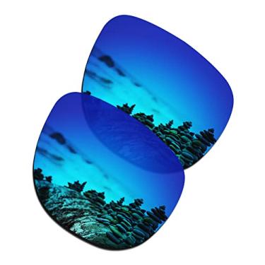 Imagem de SmartVLT Lentes de reposição masculinas Ice Blue para óculos de sol Ray-Ban RB4147 60 mm