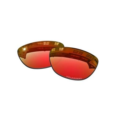 Imagem de OOWLIT Lentes de substituição compatíveis com óculos de sol Ray-Ban Meta Skyler RW4010 52 mm, fogo, One Size