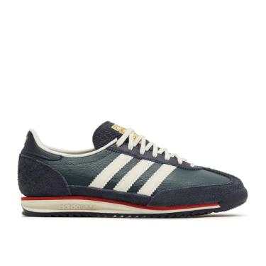 Imagem de adidas Originals SL72 Tênis feminino, Verde mineral/branco fora/tinta Legend, 35