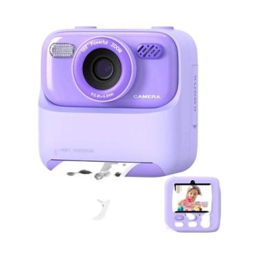 Imagem de Câmera Instantânea Infantil AMORUS Com Lente Dupla HD 1080p, Câmera Di