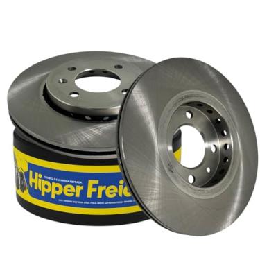 Imagem de Par Discos de Freio Dianteiros Ventilados HF87A Compatível com Gol G5 Voyage Saveiro 1.0 1.6 2008 a 2013 – Código Original 5U0615301C