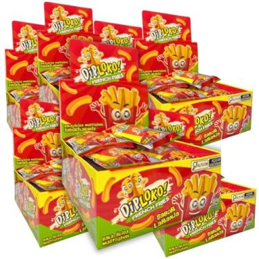 Imagem de Kit 12 CXs Bala Goma Diploko French Fries Laranja Ácida Danilla C/26