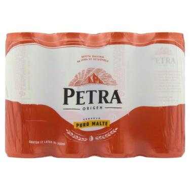 Imagem de Cerveja petra puro malte 350ml 12 latas