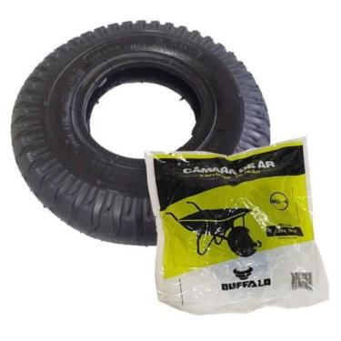 Imagem de Pneu 2.50x4 Para Carrinhos Carga Armazém Câmara Ar 250 4 - BUFFALO