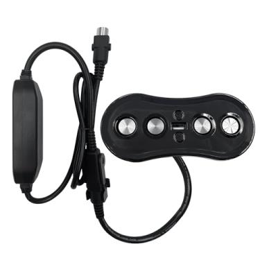 Imagem de Dlfeue Interruptor de 6 botões e 5 pinos modelo JLDK.60.06.02 com USB para sofá elétrico reclinável cadeira elevatória peças de substituição controle manual