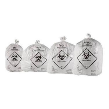Imagem de Sacos De Lixo Infectante Hospitalar 40 Litros 100 Unidades
