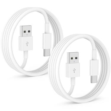 Imagem de Cabo carregador Carplay para Apple iPhone 16 15, pacote com 2 [3FT+6FT] Cabo de carregamento USB A para USB C para iPhone 16 Pro Max/15 Pro Max/15 Plus, para iPad Pro 12.9/11, Air 5ª/4ª geração, Mini