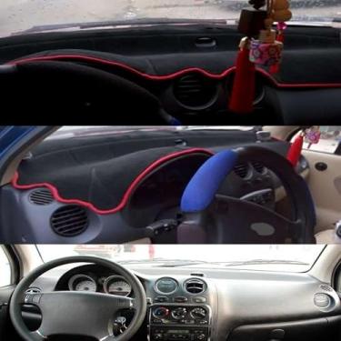 Imagem de LYBQFZ Capa de painel do carro painel de instrumentos tapete de painel de instrumentos acessórios de almofada protetora, para Baojun Le Chi Spark M150 N5