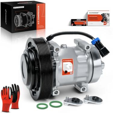 Imagem de A-Premium Compressor De Ar Condicionado Com Embreagem Compatível Volvo Vah 2011-2015, Vhd 2008-2015, Vnl 2008-2016, Vnm 2008-2016 E Mack Leu Mru 8,9L 10,8L 11,9L 12,1L 12,8L 14,9L 16,1L