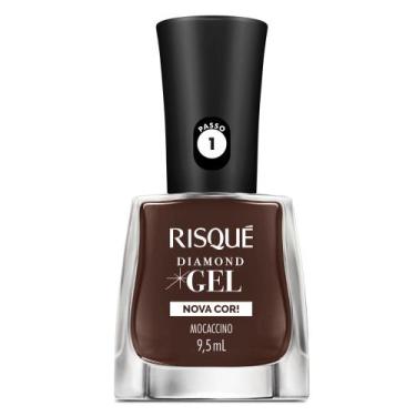 Imagem de Esmalte Risqué Diamond Gel Nova Cor Mocaccino 9,5ml