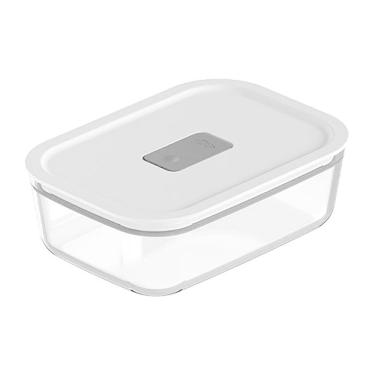 Imagem de Pote de Vidro Hermético 850ml Fresh Lock Branco Fechado PFL500BCF - Ou