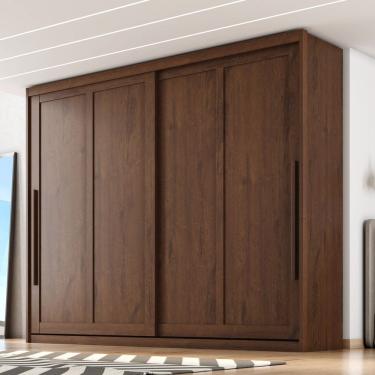 Imagem de Guarda Roupa Casal 2 Portas de Correr Atraente Zanzini