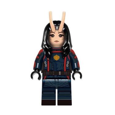 Imagem de Boneco super herois e viloes cinema bloco de montar, MANTIS