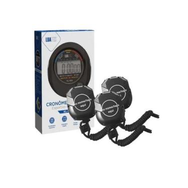Imagem de Kit 3 cronômetros esportivo multifuncional digital personalizados - Lu