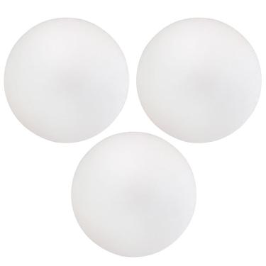 Imagem de Kit 03 Assentos Redondo Banqueta Cadeira Estofados Poltronas H02 Corino Branco 35 cm - Lyam Decor