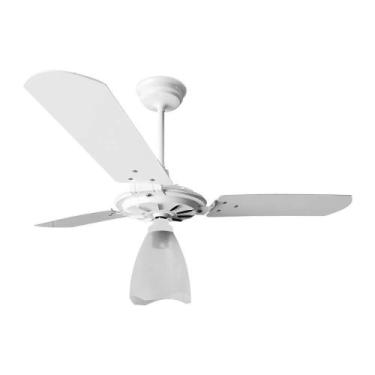 Imagem de Ventilador de teto yris motor potente ventex, Branco branco, 110V