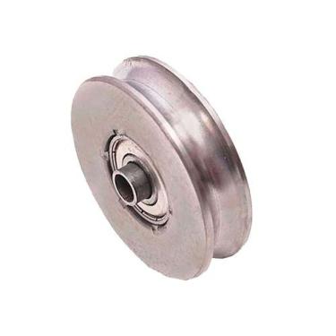 Imagem de Roldana Ferro Maciça 70mm Para Portão Cantoneira V Bucha - Ferrosul