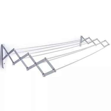 Imagem de Varal Sanfonado De Aço 1,20 Metros - 6023 - Mor Varal Sanfonado Aco 1,20 Mor 6023