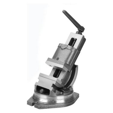 Imagem de Torno de fresagem de precisão QHK125 Braçadeira de torno de fresadora inclinável 125 mm para torno de fresadora