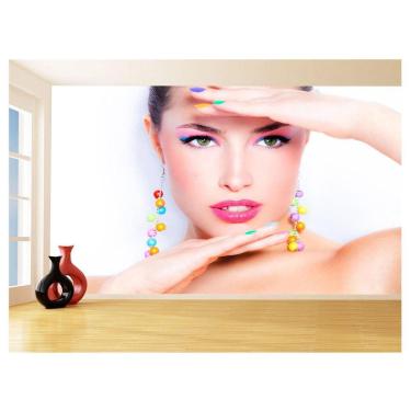 Imagem de Papel De Parede Salão De Beleza Maquiagem Make 3,5M Slb38