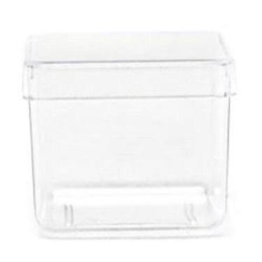 Imagem de Caixinhas Acrílico 6X6 Transparente 50Un Lembrancinha Festa