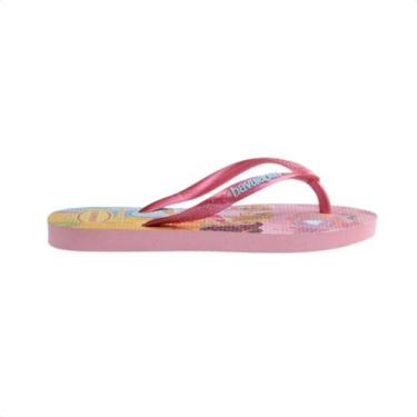 Imagem de Chinelo Infantil Dedo Havaianas Kids Slim Princess Rosa, Rosa, Rosa, 3
