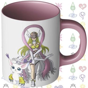 Imagem de Caneca Digimon - Tailmon e Kari Kamiya - Cerâmica com Resina de Alta Q