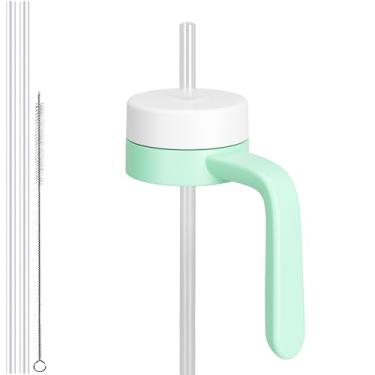 Imagem de Tampa de substituição para garrafa de água de boca larga Hydroflask, tampas superiores com canudo para acessórios Hydro Flask, tampa de alça de garrafa esportiva superior para Hydroflask 12 16 20 32