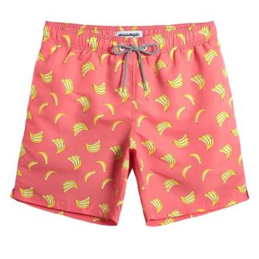 Imagem de Calções de banho magic Quick Dry Swim Shorts masculinos com estampa de