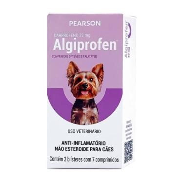 Imagem de Algiprofen Anti-inflamatório 22mg Cães até 5Kg Pearson - 14 Comprimido