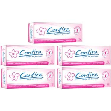 Imagem de Kit com 5 Teste de Gravidez Confira