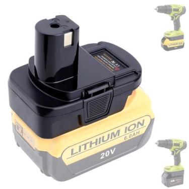 Imagem de Adaptador de batería Biswaye para Dewalt 20V a Ryobi 18V