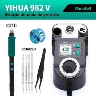 Imagem de Estação De Soldagem YIHUA Com Temperatura Ajustável Para Reparo De IC 