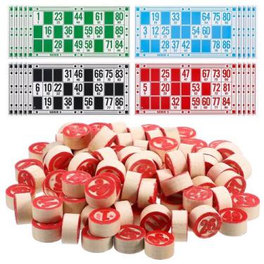 Imagem de Jogo de tabuleiro Ipetboom Russian Lotto Bingo com 48 cartas e 90 xadr