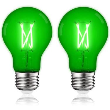 Imagem de Lâmpada LED LUXRITE A19 Edison Green 4,5 W (equivalente a 60 W), pacot