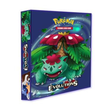 Imagem de Álbum Pasta Fichário Pokemon XY Evoluções Venusaur Blastoise Capa Dura