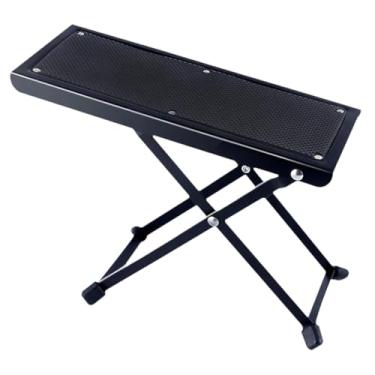 Imagem de JunZheHub Apoio para Os Pés de Prática de Guitarra com Ajuste de Altura E Suporte Ergonômico E Almofada Antiderrapante