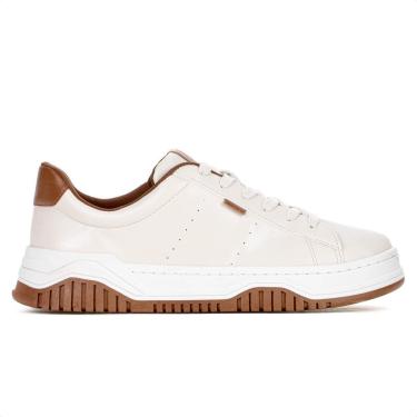 Imagem de Tênis Anacapri Alana Creme e Marrom - Feminino-Feminino