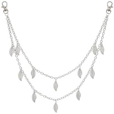 Imagem de Liutufy Correntes para calças em camadas – Correntes de ganga elegantes para moda punk gótica – Correntes de bolso para homens e mulheres, Medium, Metal não precioso, Sem Pedra Preciosa