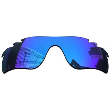 Imagem de Acefrog Lentes de reposição polarizadas de 1,5 mm para óculos de sol Oakley RadarLock Path, material atualizado, resistente a impactos - espelhado polarizado azul gelo - 1,5 mm