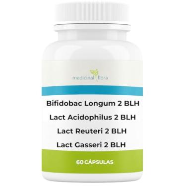 Imagem de Lactobacillus Acidophillus 2blh + Reuteri 2blh + Gasseri 2blh + Longum 2blh - 60 Doses
