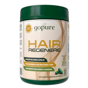 Imagem de GoPure Hair Regenere Cápsulas Naturais com Biotina para Manutenção Capilar