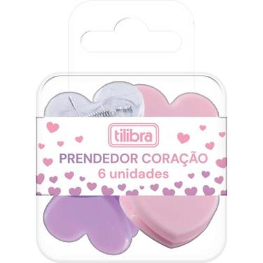 Imagem de Prendedor para Papel Coração - Tilibra, Único