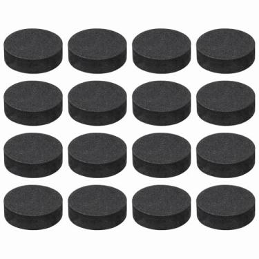 Imagem de Generic 16 almofadas de pé com isolamento de alto-falante unilateral, 30 mm x 10 mm, espuma antiderrapante, base de absorção de choque, amplificador de pé, tapete para alto-falante, sistema de som de